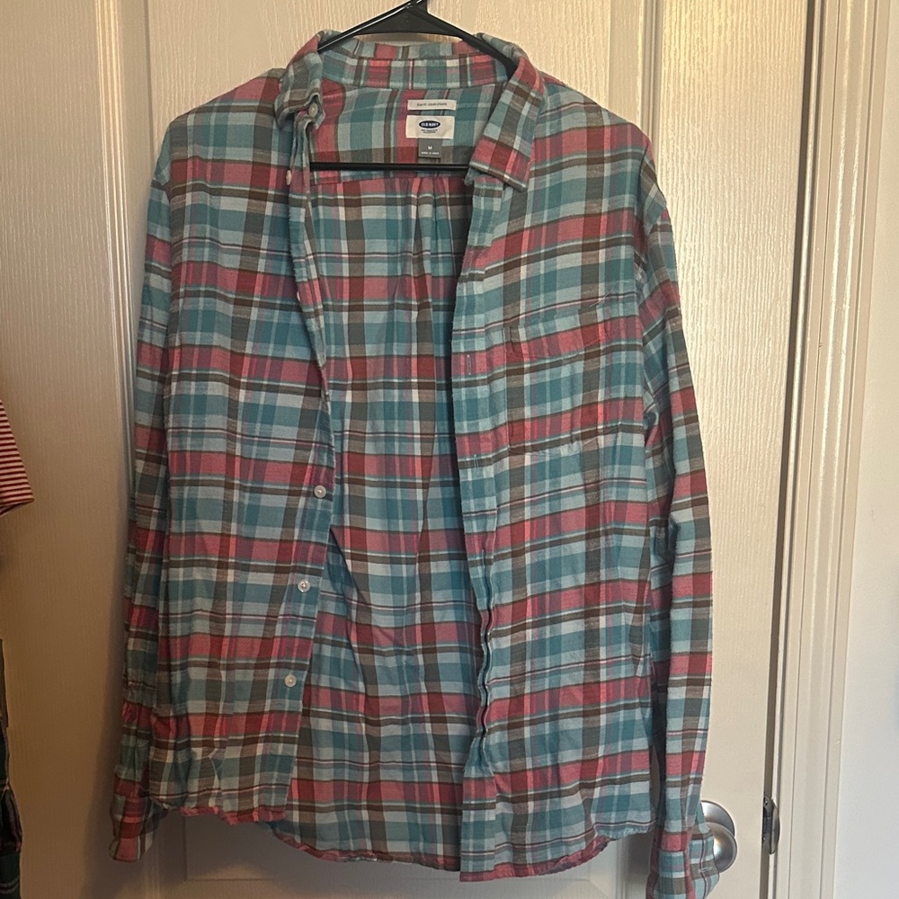 Old Navy Multicolor Plaid Shirt
